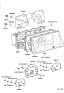 Diagram for 1983 Toyota Celica Instrument Panel Light Bulb - 99132-12034
