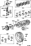 Diagram for Toyota Corolla Harmonic Balancer - 13470-16080