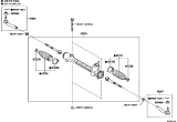 Diagram for Toyota Prius Rack And Pinion - 45510-47050