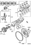 Diagram for Toyota Corolla Harmonic Balancer - 13470-16050