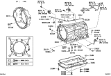 Diagram for 2008 Toyota Sequoia Transmission Pan - 35106-0C030
