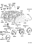 Diagram for 1983 Toyota Celica Instrument Panel Light Bulb - 90981-11018