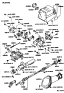 Diagram for 1991 Toyota Camry Steering Column Cover - 45286-32919-06