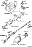 Diagram for 1991 Toyota Camry Steering Column Cover - 45286-32918-06