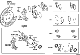 Diagram for 2010 Toyota Highlander Brake Bleeder Screw - 47847-48100