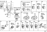Diagram for 2016 Toyota Camry Seat Heater Switch - 84751-06120