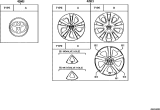 Diagram for 2022 Toyota Prius Wheel Cover - 42602-47251