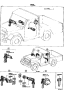Diagram for 1982 Toyota Land Cruiser Ignition Lock Assembly - 69064-60061