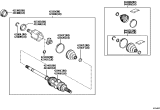Diagram for Toyota Avalon CV Boot - 04429-0R070