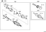Diagram for Toyota Avalon CV Boot - 04437-08080
