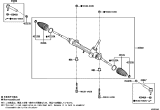 Diagram for Toyota Prius Rack And Pinion - 45510-47200