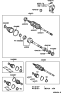 Diagram for Toyota Avalon CV Boot - 04438-07050