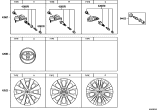 Diagram for 2022 Toyota Prius Wheel Cover - 42602-47261