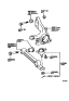Diagram for 1986 Toyota Tercel Steering Knuckle - 43211-16020