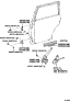 Diagram for 2007 Toyota Land Cruiser Window Regulator - 69803-60060