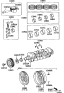 Diagram for Toyota Corolla Harmonic Balancer - 13470-88600