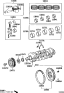 Diagram for Toyota Corolla Harmonic Balancer - 13470-22021