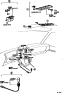 Diagram for 1983 Toyota Celica Instrument Panel Light Bulb - 99132-11034