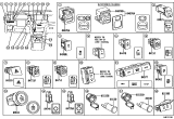 Diagram for 2016 Toyota Camry Seat Heater Switch - 84751-06111