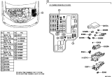 Diagram for 2014 Toyota Sienna Fuse Box - 82620-08030
