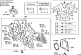 Diagram for 2011 Toyota Tacoma Crankshaft Seal - 90311-A0005