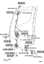 Diagram for 2017 Toyota Tacoma Rear Passenger Door Handle Latch - 69360-04010