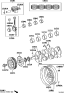 Diagram for Toyota Corolla Harmonic Balancer - 13470-28020