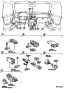 Diagram for 1992 Toyota Paseo Blower Control Switches - 84732-16160