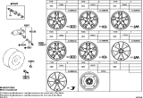Diagram for 2010 Scion xD Spare Wheel - 42611-20840