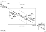 Diagram for Toyota Prius Rack And Pinion - 45510-47040