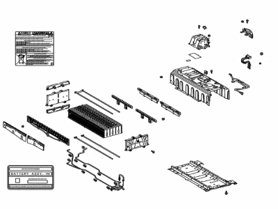 2020 Toyota Mirai Car Batteries - G9510-62011