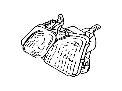 Toyota 81130-6A170 Passenger Side Headlight Unit Assembly 81130-6A170 Toyota Passenger Side Headlight Unit Assembly Illustration 1 of 1