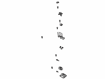Toyota 63670-60120-A0 Plate Assembly, Map Lamp