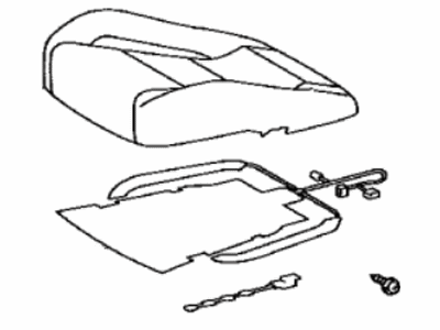 Toyota 71101-24120-B1 Seat Sub-Assembly, Front RH