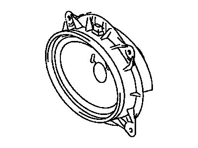 86160-0W270 Toyota Front Speaker Assembly Illustration 1 of 1