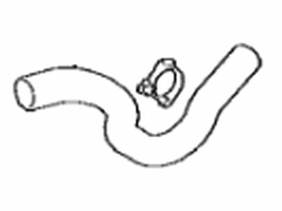 Toyota 16572-25020 Hose, Radiator, NO.2