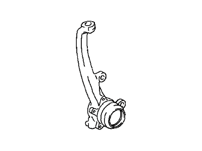 43212-30141 Toyota Steering Knuckle Left Hand Illustration 1 of 1