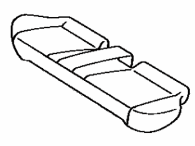 Toyota 71075-33110-08 Cover, Rear Seat Cushion