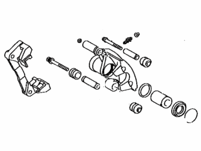 Toyota 47750-33051 Cylinder Assy, Disc Brake, Rear LH