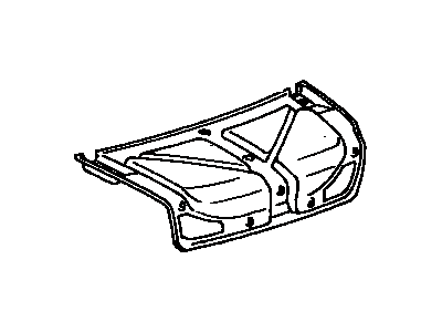 Toyota 64791-33070-C0 Cover, Back Door Trim
