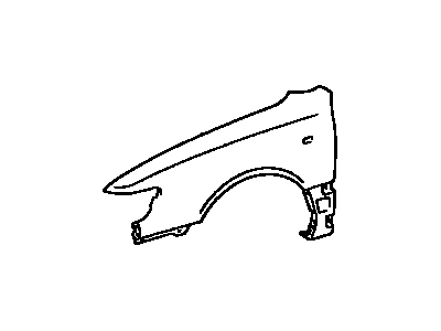 Toyota 53802-33070 Fender Sub-Assy, Front LH