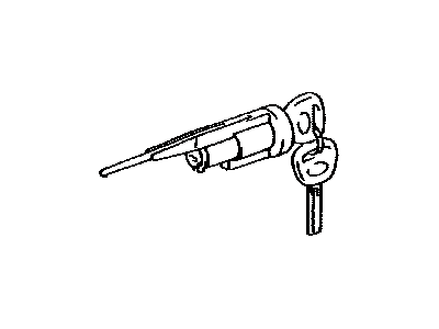 Toyota 69057-33150 Cylinder & Key Set, Ignition Switch Lock