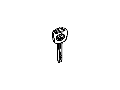 Toyota 90999-00173 Key, Blank
