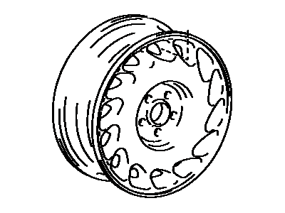 Toyota 42611-33150 Wheel, Disc