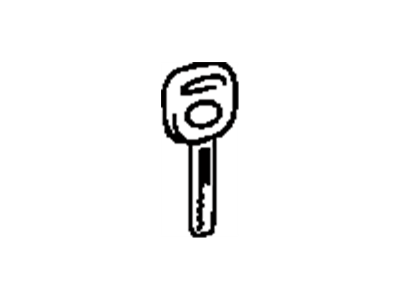 Toyota 90999-00220 Key, Blank