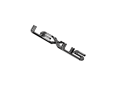Toyota 75441-60520 Plate, Luggage Complete