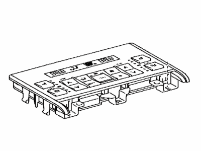 Toyota 87490-60030 Panel Assembly, Control