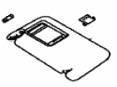 Toyota 74310-60E90-B0 Visor Assembly, Rh