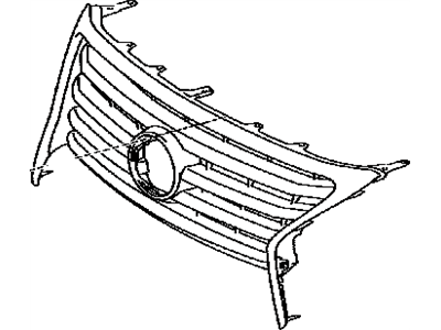Toyota 53101-60570 Grille Sub-Assembly, Rad