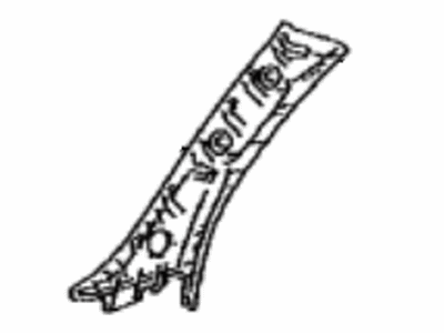 Toyota 62210-60310-B0 GARNISH Assembly, Front Pillar